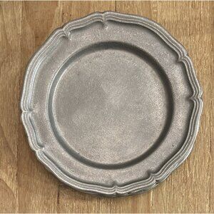 4 - Country Ware Armetale Dinner Plates Glossy French Country 1970s Vintage